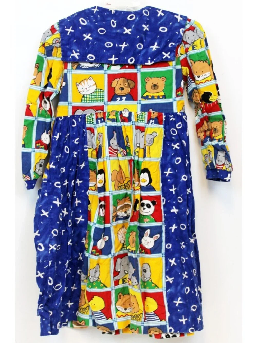 Chicken Noodle ABC School Dress sz 6 Yearbook Photo Animal Retro Fun Kindergarte